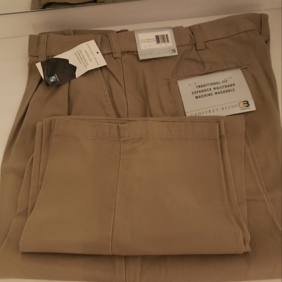 ๐NWT Mens Casual Dress Pants Khaki๐ - Picture 8 of 10